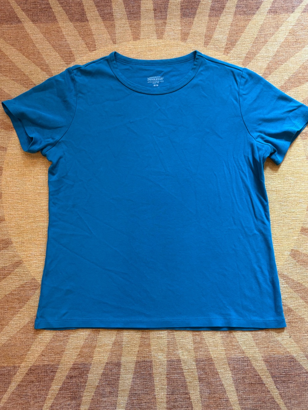 Pendleton Teal Crewneck Short Sleeve Tee
